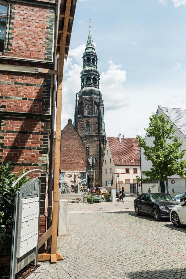 Apartmenthaus Am Dom Maisonette Mit Parkplatz Zwickau Buitenkant foto